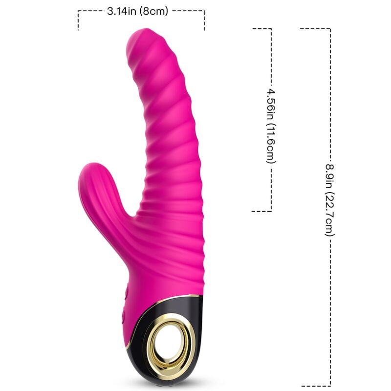 Vibromasseur Rabbit Eternity - Stimulation Enveloppante 2x9 Modes - Armony