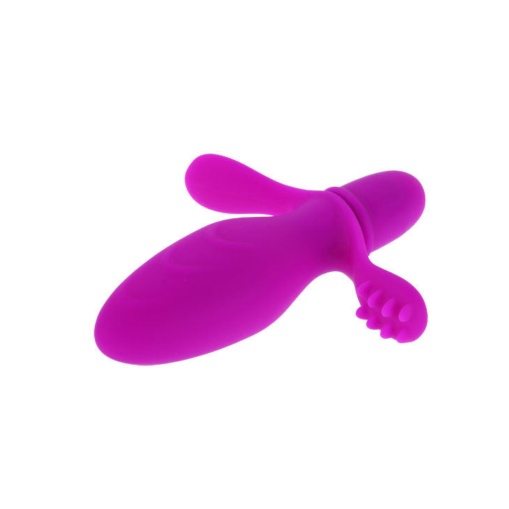 Vibromasseur Rabbit Fitch Double Stimulation 10 Modes Silicone - Pretty Love