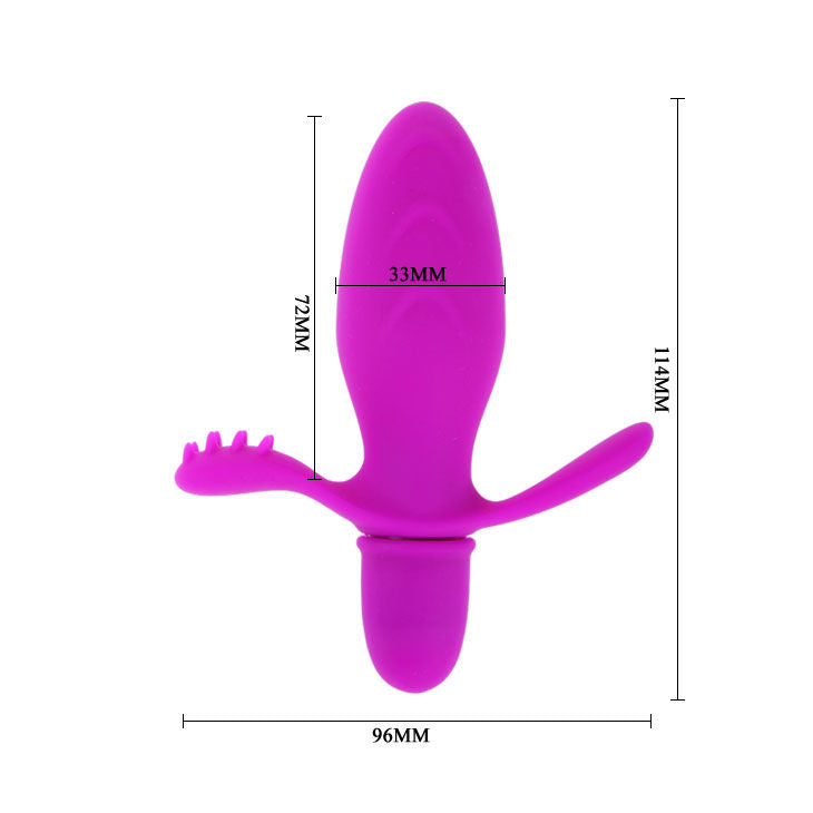 Vibromasseur Rabbit Fitch Double Stimulation 10 Modes Silicone - Pretty Love