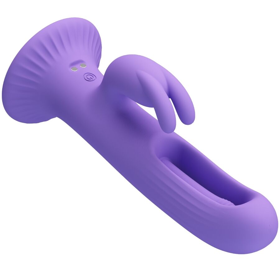 Vibromasseur Rabbit Killmoulis Fonction Langue 12 Modes Rechargeable - Pretty Love