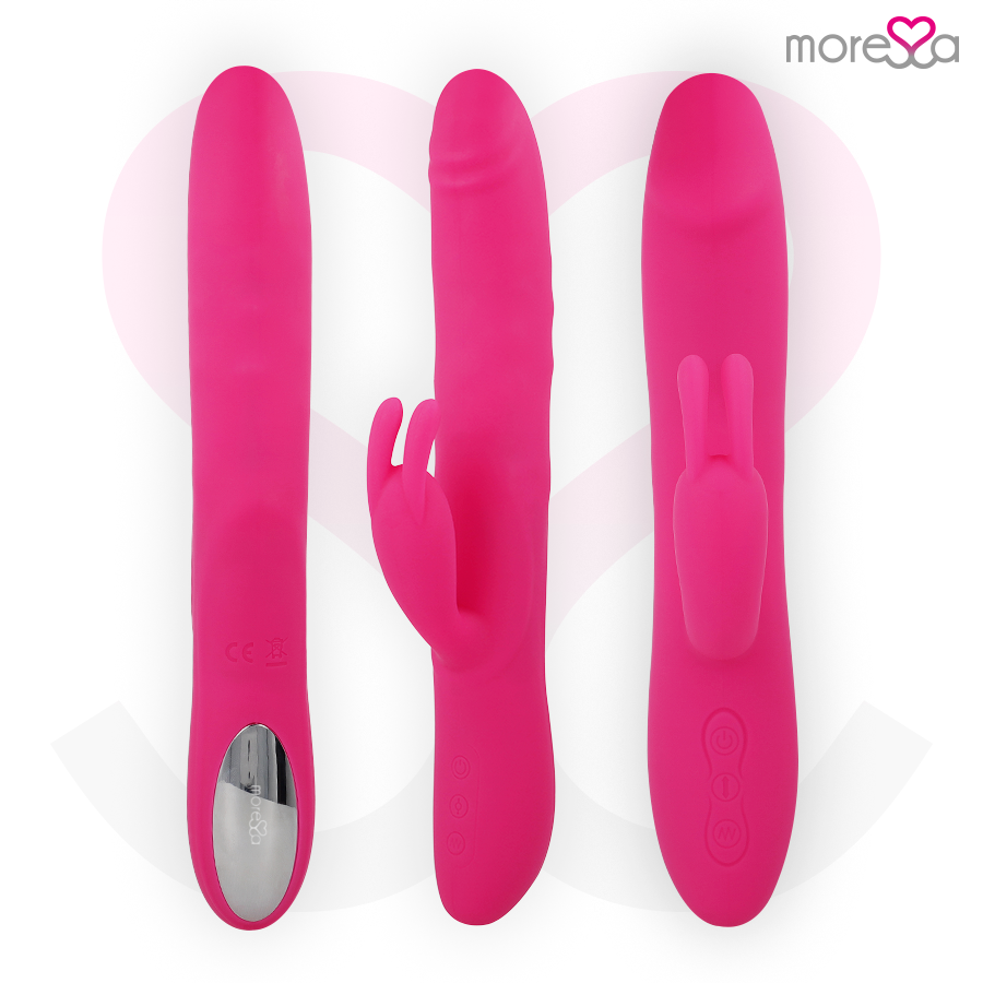 Vibromasseur Rabbit Molly Double Moteur 7 Modes Rechargeable - Moressa