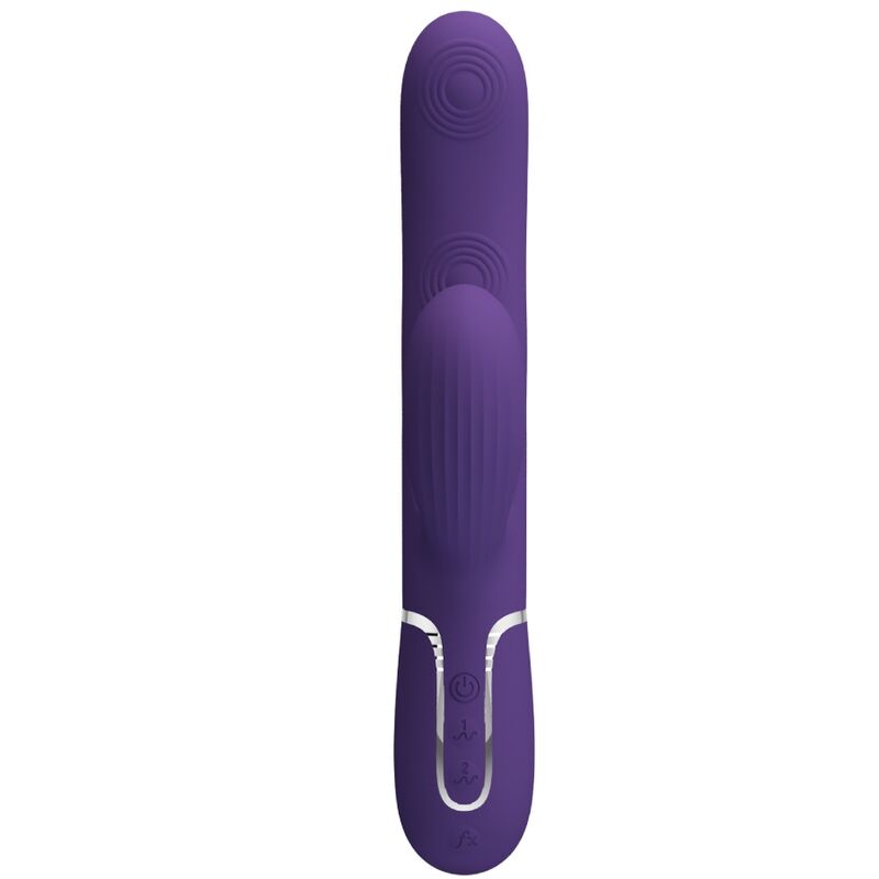 Vibromasseur Rabbit Perlita 3-en-1 Multifonction 7 Modes Rechargeable - Pretty Love