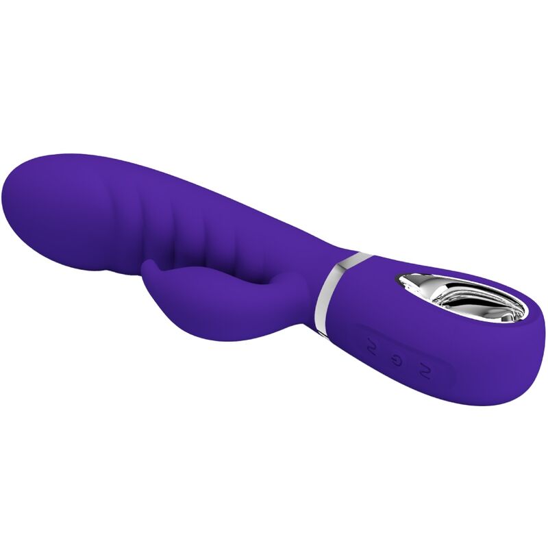 Vibromasseur Rabbit Prescott Point G Flexible Mémoire - Silicone - Pretty Love