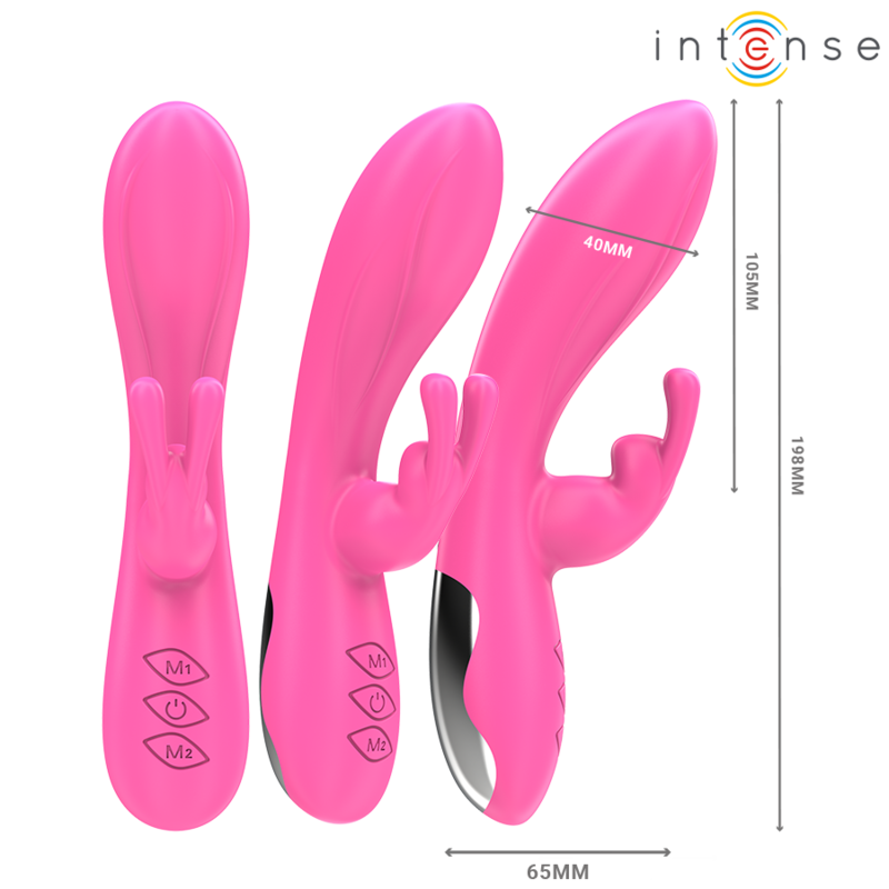 Vibromasseur Rabbit Randall 10 Vibrations Rechargeable Étanche - Intense