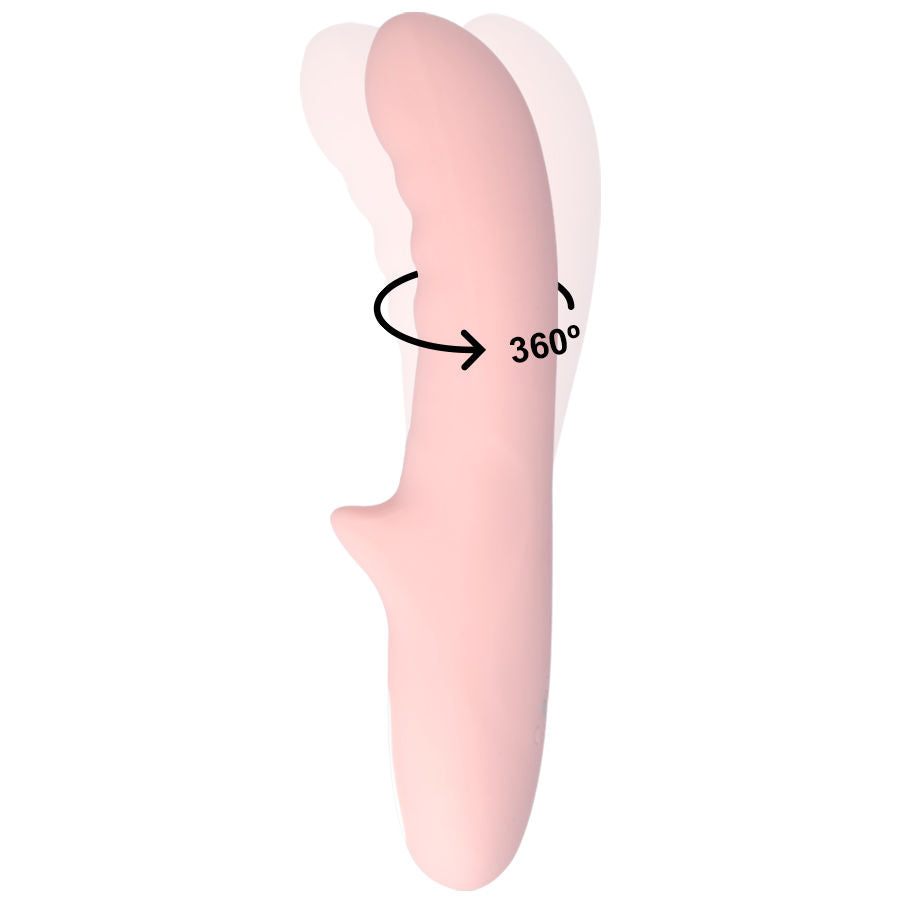 Vibromasseur Rabbit Rotatif Pisa Point G 10 Modes Rechargeable - Mia