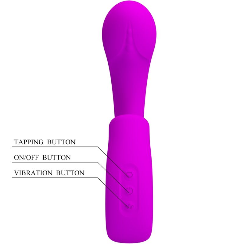 Vibromasseur Rabbit Sibel Point G et Clitoris 10 Modes Rechargeable - Pretty Love