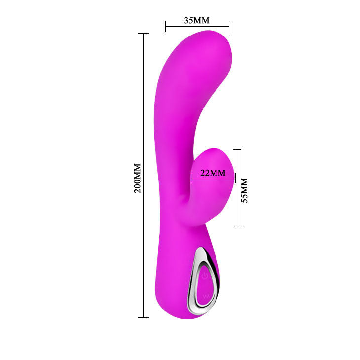 Vibromasseur Rabbit Smart Honey Double Moteur 10 Vibrations Rechargeable - Pretty Love