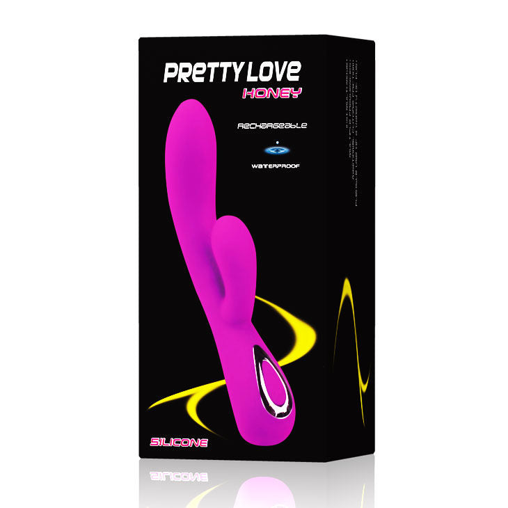 Vibromasseur Rabbit Smart Honey Double Moteur 10 Vibrations Rechargeable - Pretty Love