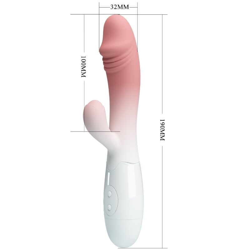 Vibromasseur Rabbit Snappy Double Stimulation 30 Vibrations - Pretty Love