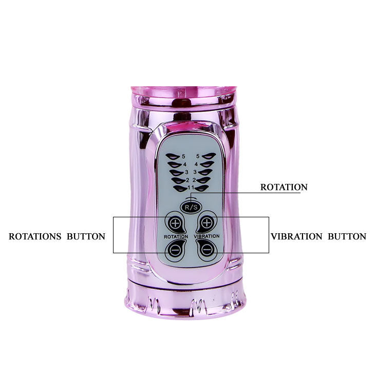 Vibromasseur Rabbit Throbbing Bunny Rotatif 10 Vitesses Rechargeable - Baile