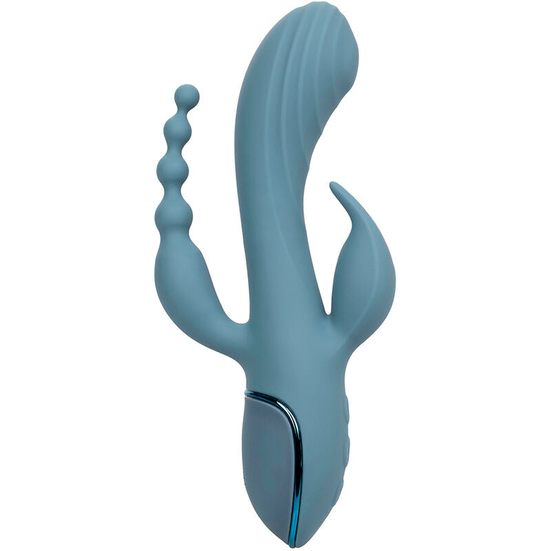 Vibromasseur Rabbit Triple Stimulation Point G Clitoris Silicone - CalExotics