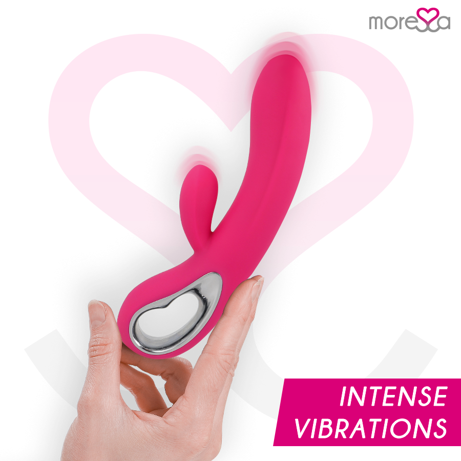 Vibromasseur Rabbit Troy Double Stimulation 12 Modes Rechargeable - Moressa