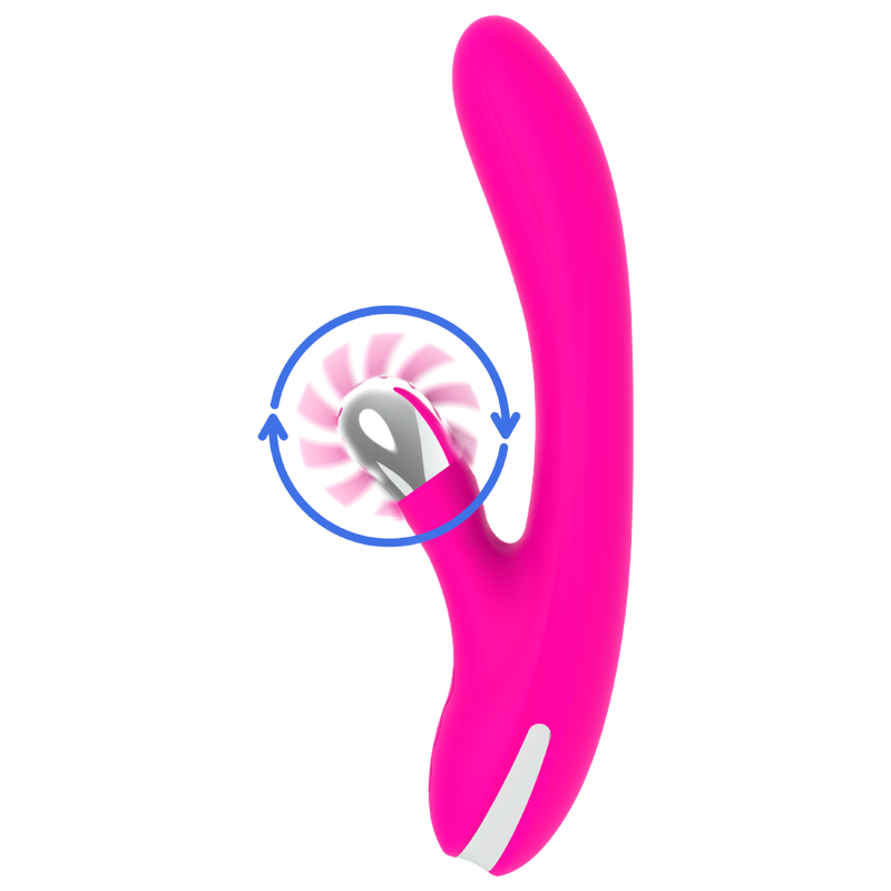 Vibromasseur Rabbit Vibrant 24 cm Double Stimulation USB - Diversia