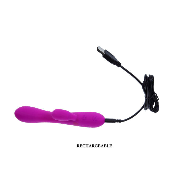 Vibromasseur Rabbit Victor Double Moteur 30 Vibrations Rechargeable - Pretty Love
