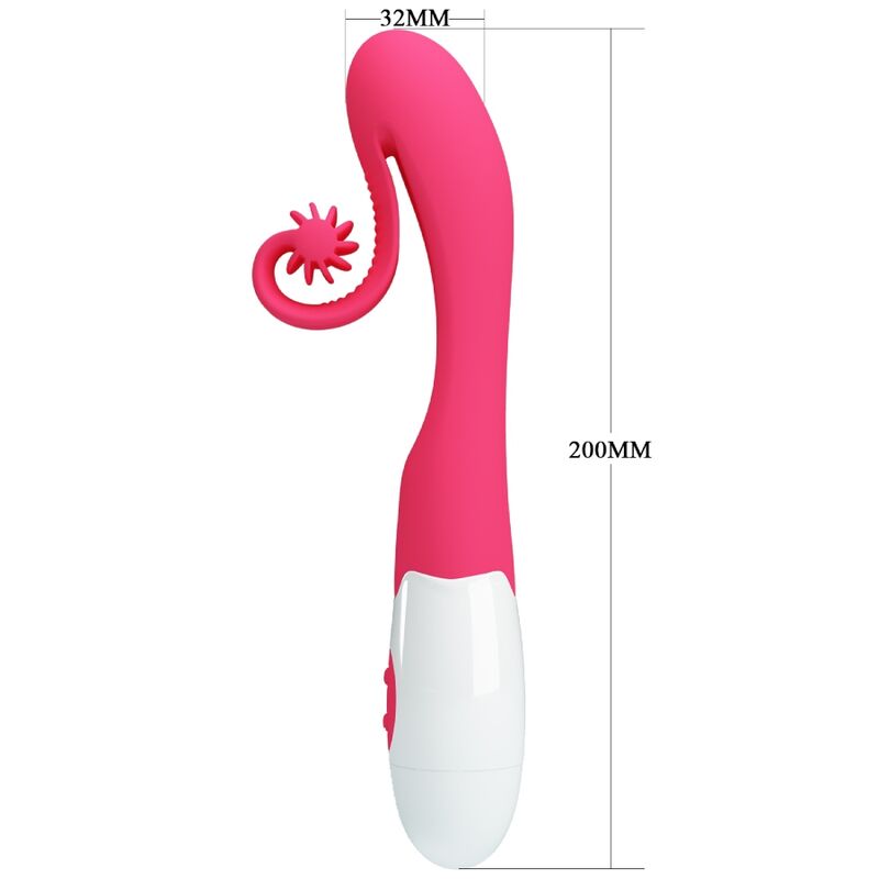 Vibromasseur Stimulateur Clitoridien 30 Vitesses Tête Texturée - Romance