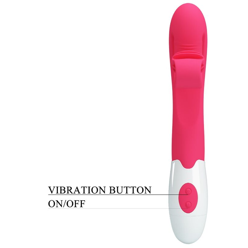 Vibromasseur Stimulateur Clitoridien 30 Vitesses Tête Texturée - Romance