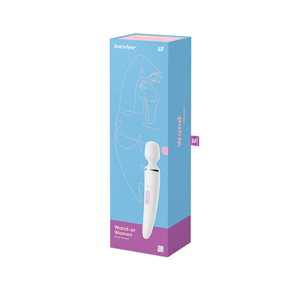 Wand Vibromasseur Puissant Wander Silicone Rechargeable Étanche - Satisfyer