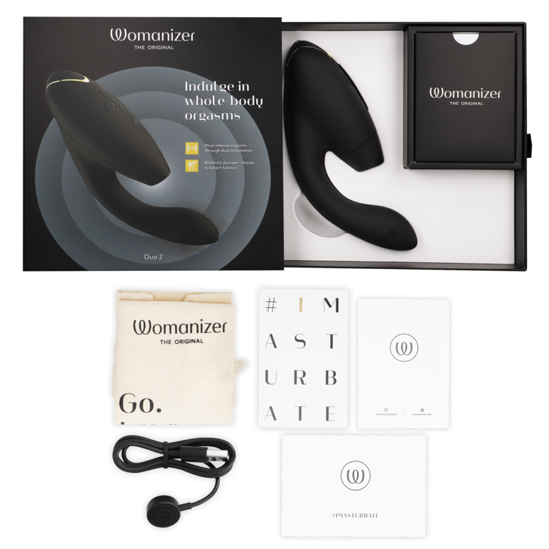 Womanizer Duo 2 Stimulateur Double - Pleasure Air et Point G - 14 Intensités
